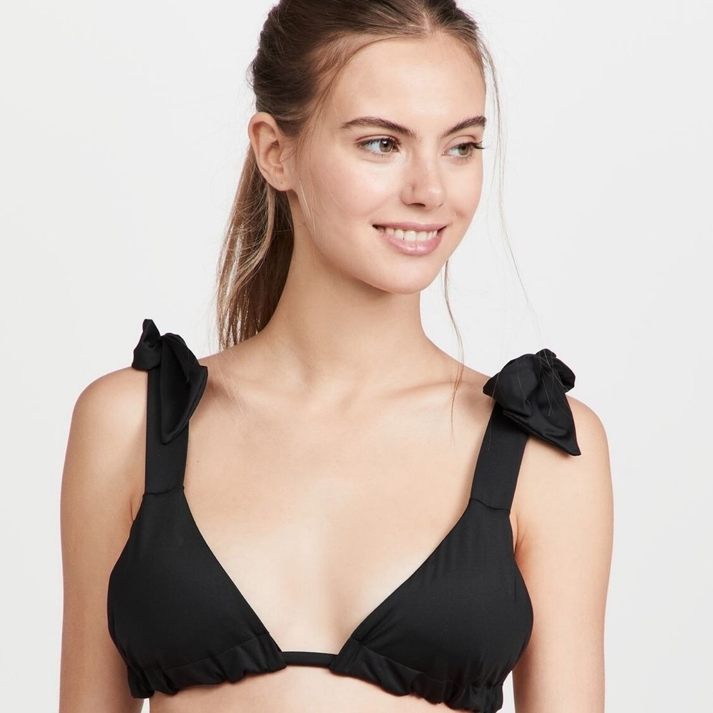 NWT Palmacea Tiza bikini top black large